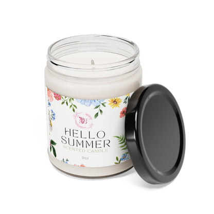 Hello Summer Scented Soy Candle, 9oz